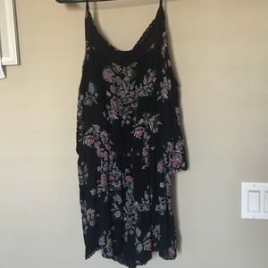 Open shoulder romper